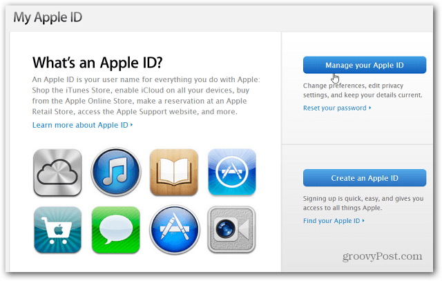 My Apple ID