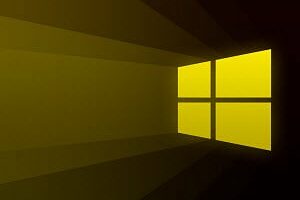 Windows 10 Yellow