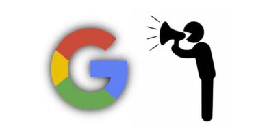 icono de google y muneco