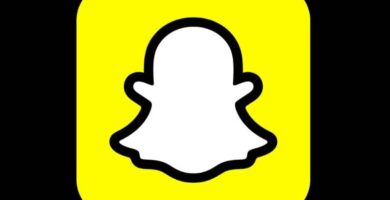 logo snapchat amarillo negro