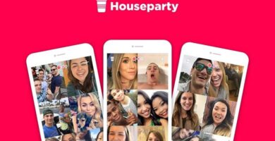 telefonos houseparty personas varias videollamadas boton x