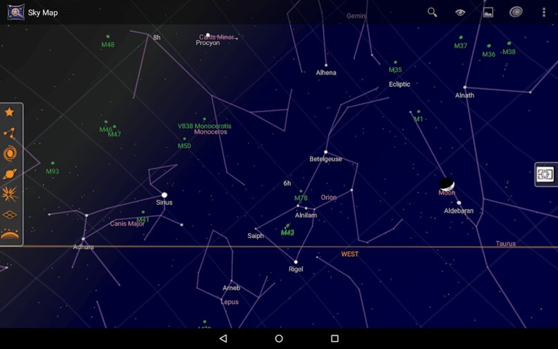 portaalin google sky map