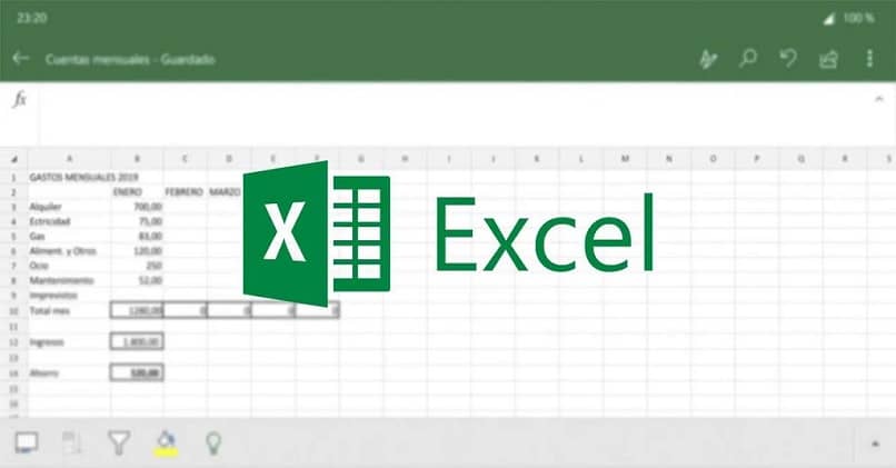 Excel-logo ja kirjeet