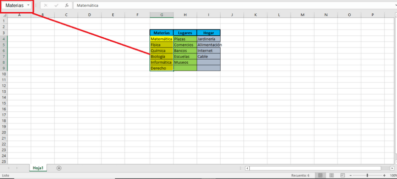 materiaalitiedot excel-luettelot