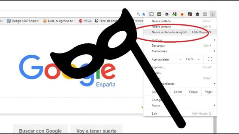 uusi incognito google -välilehti