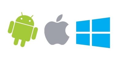 Android Apple y Windows