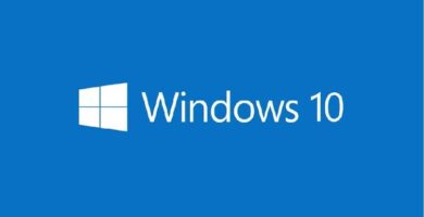 Logo Windows 10 con letras