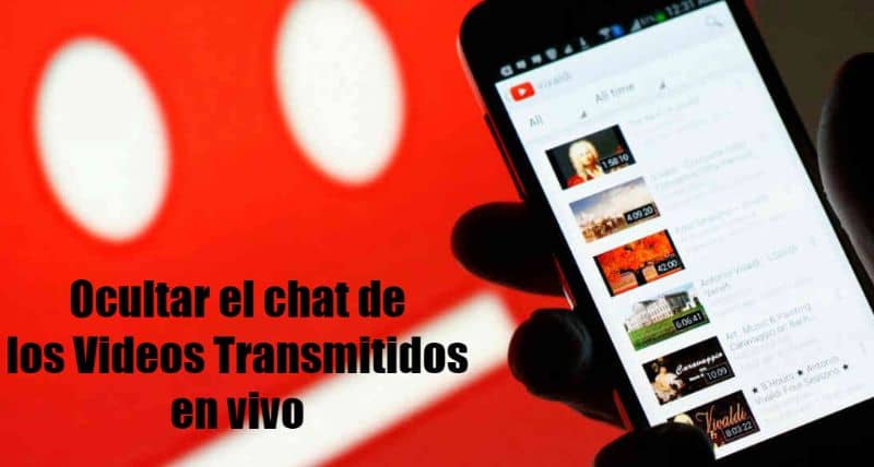 Ocultar chat de los videos de Youtube 4