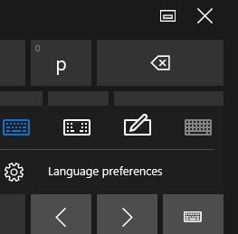 Windows 10 On screen Keyboard