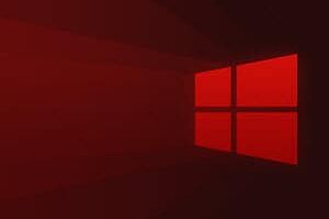 Windows 10 logo Red