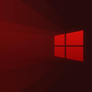 Windows 10 logo Red