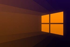 Windows 10 orange