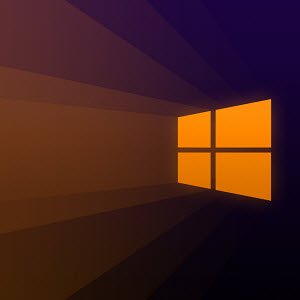 Windows 10 orange