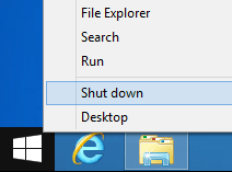 Windows 8 Start Button Shutdown