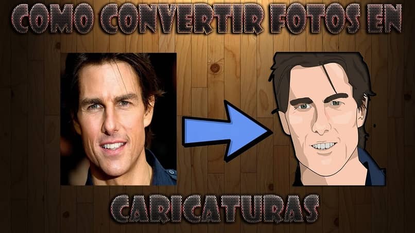 convertir rostro caricatura