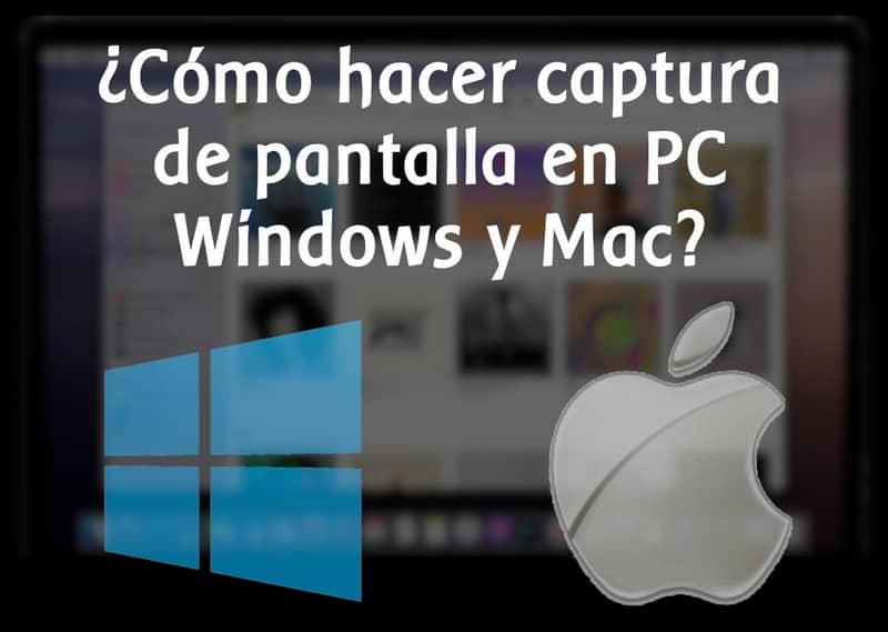 hacer captura pantalla pc windows mac