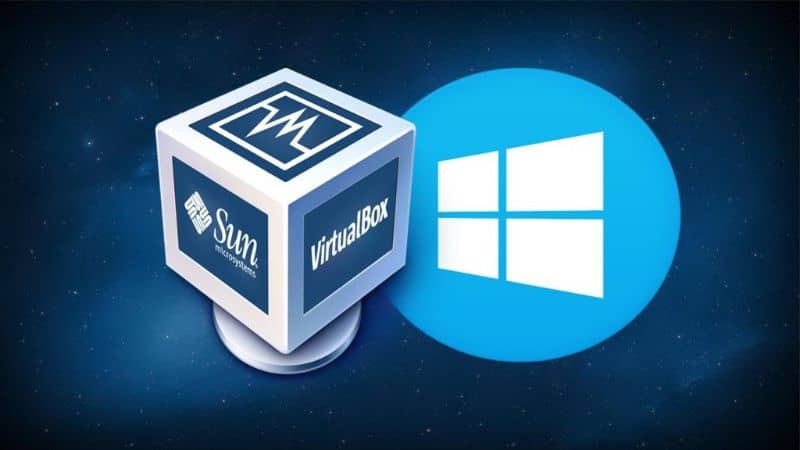 icono windows y maquina virtual