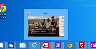 modern apps taskbar