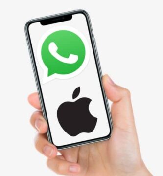 movil mano logo whatsapp apple