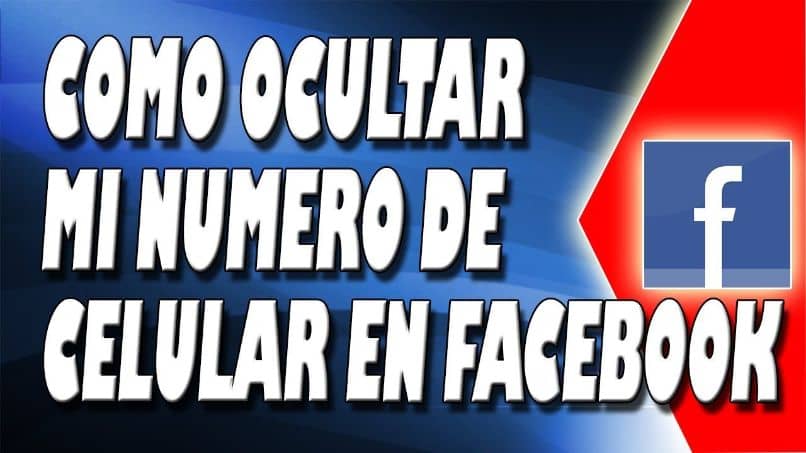 ocultar numero celular facebook