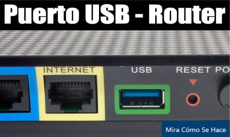 puerto usb router