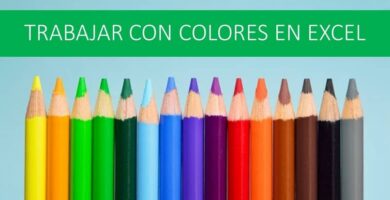 trabajar colores excel