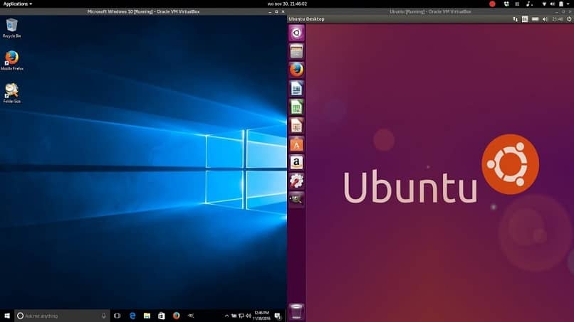 ubuntu pantalla windows instalar programa