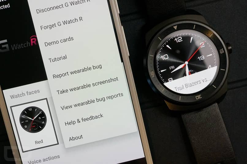 ota kuvakaappaus noudattamalla android wear -sovelluksen älykellon ohjeita