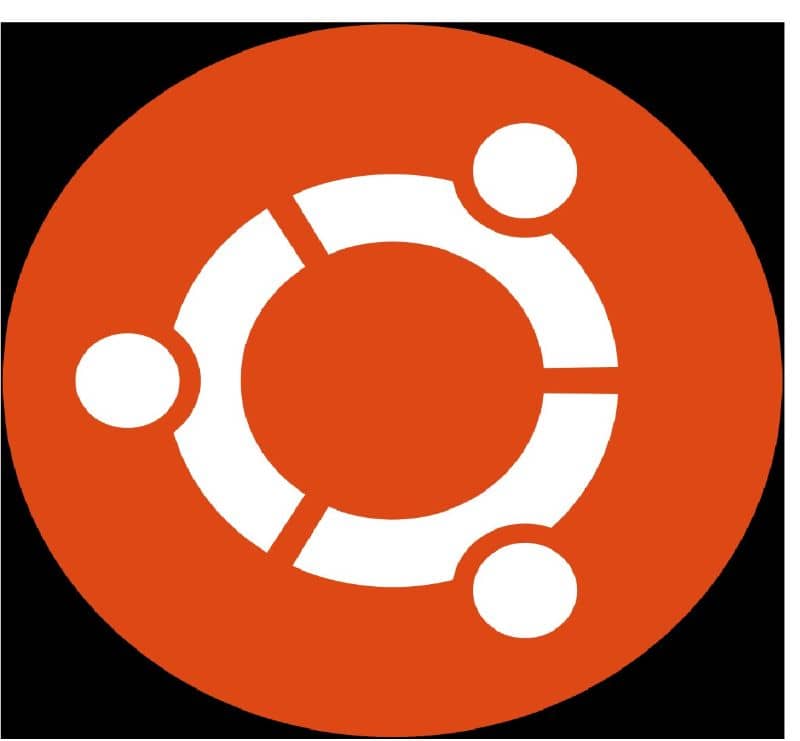 ubuntu-logo punainen musta tausta 