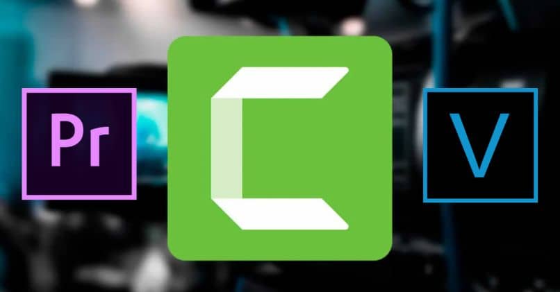 camtasia adobe premier -logo hämärtää taustaa