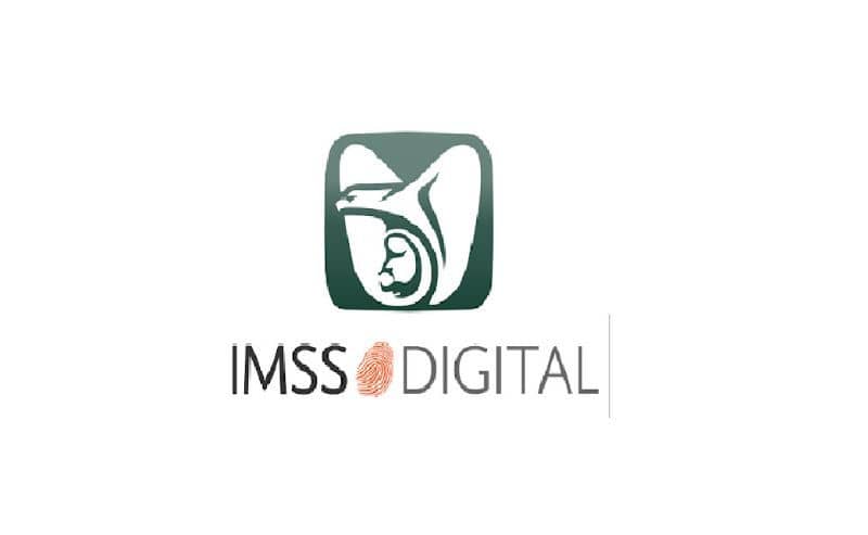 Vihreä imss digitaalinen logo valkoinen tausta