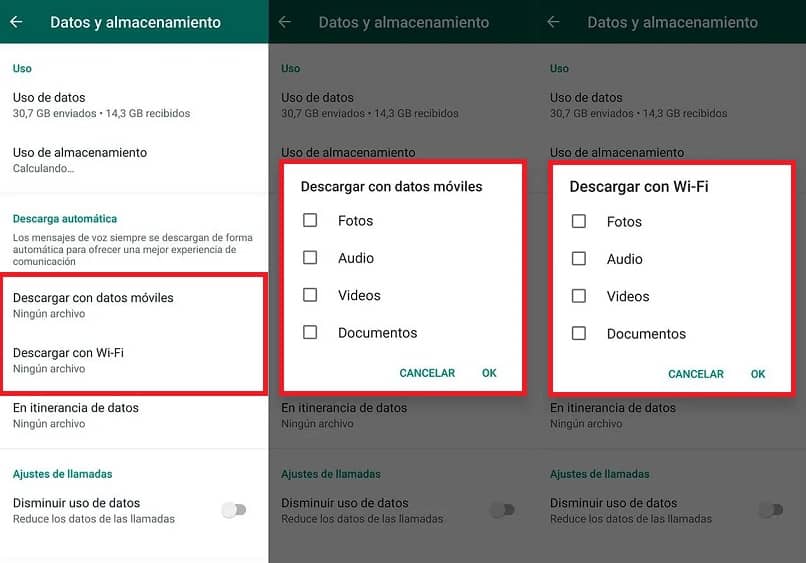 Poista automaattiset lataukset käytöstä