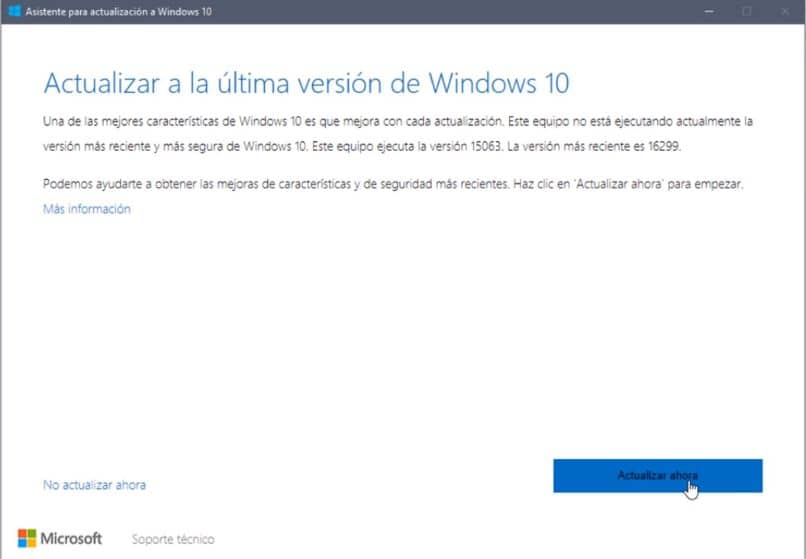 ohjelma päivitys Windows 10 valkoinen tausta