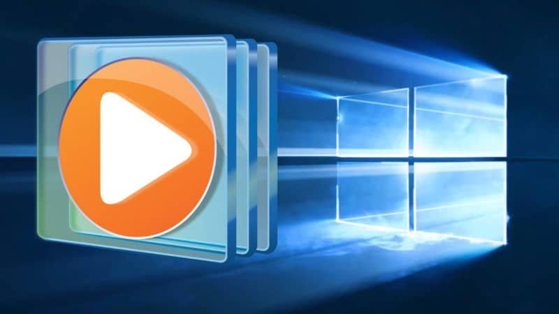 Windows Media Playerin logo ja Windows 10: n ominaisuusikkuna