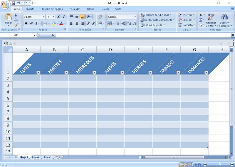 Excel-taulukon käännetty teksti