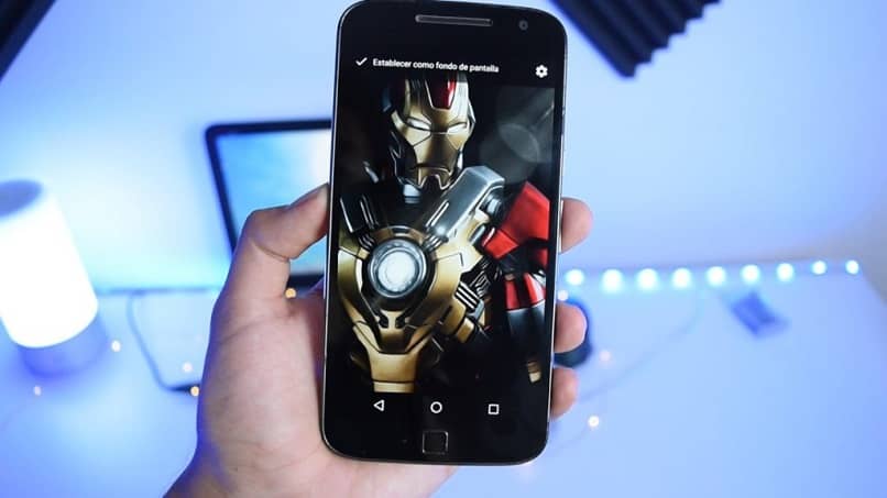 4d movil mano wallpaper android app iron man