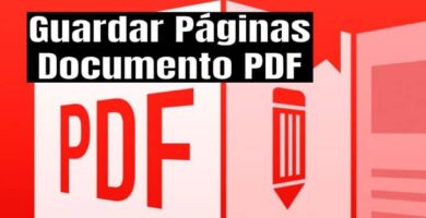 Guardar paginas documentos PDF