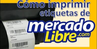 Imprimir etiquetas de mercadolibre