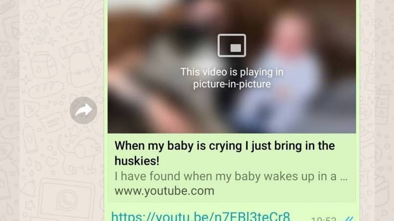 aktivoi helppo ja nopea kuva kuvatilassa, toista mikä tahansa video WhatsApp-sovelluksessa ja aktivointivaihtoehto tulee näkyviin