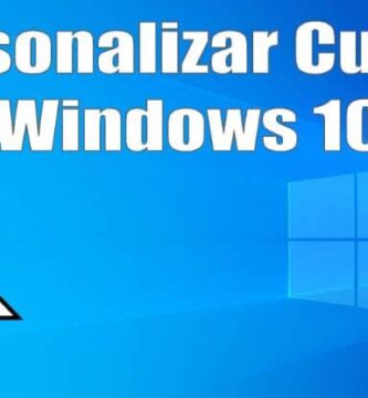 Personalizar cursor Windows 10