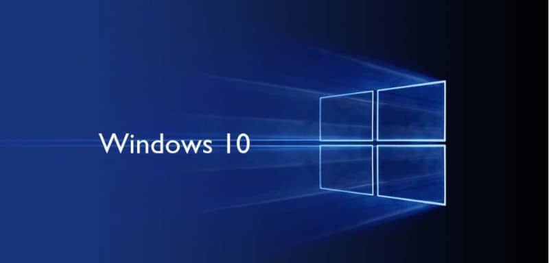 Windows 10 fondo azul