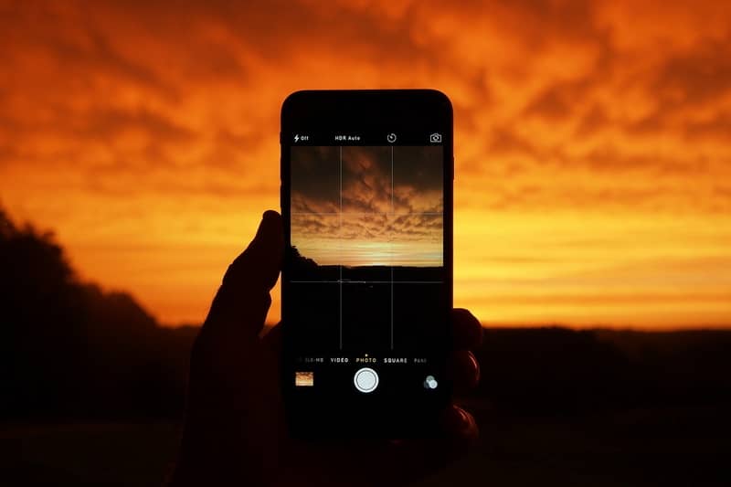 atardecer iphone