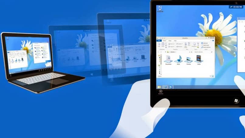 compartir pantalla pc diferentes dispositivos
