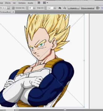 goku herramienta calco interactivo adobe ilustrator 13492