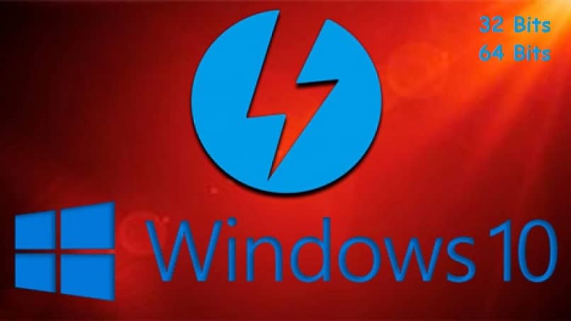 icono de Windows 10 y daemon