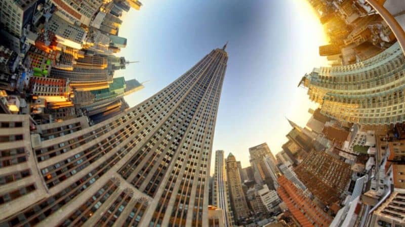 imagen de ciudad en 360 grados