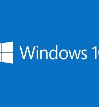 logotipo de windows 10 con fondo azul