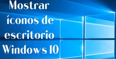 mostrar iconos de escritorio w10