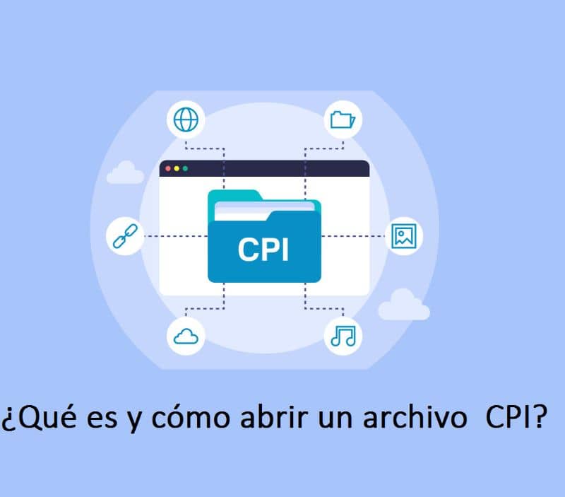 que es archivo CPI e icono de carpeta