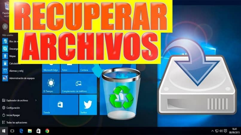 recuperar archivos borrados pc